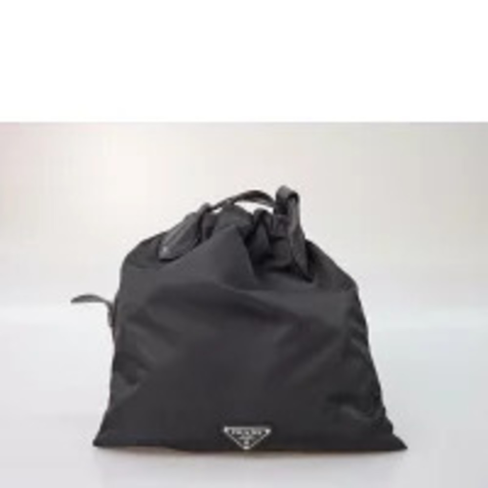 Prada Mermaid Drawstring bag black